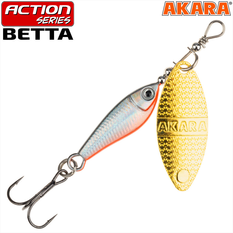 Фотография Блесна вертушка Akara Action Series Betta 0 ASB0-6-6-A21