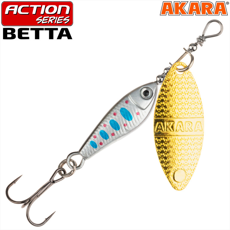 Фотография Блесна вертушка Akara Action Series Betta 0 ASB0-6-2-A21