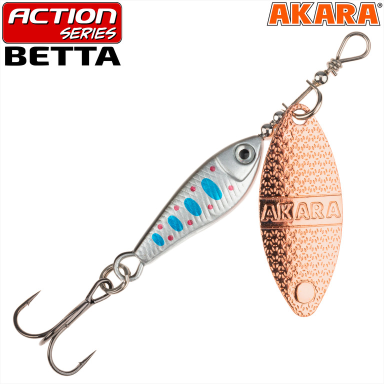 Фотография Блесна вертушка Akara Action Series Betta 0 ASB0-6-2-A20