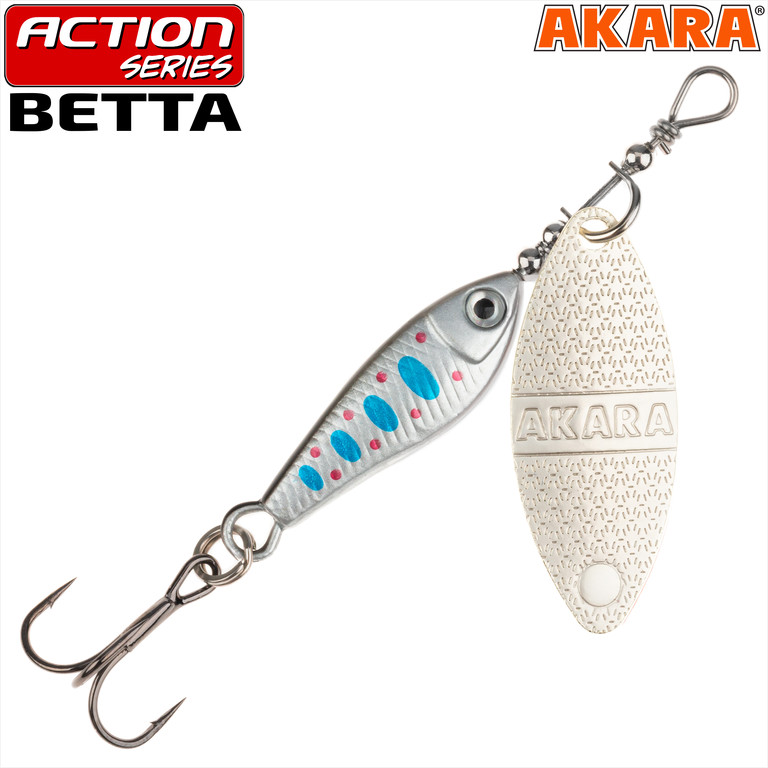 Фотография Блесна вертушка Akara Action Series Betta 1 ASB1-9-2-A19