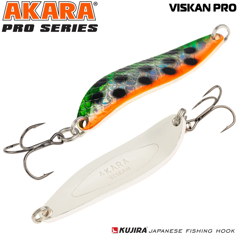 Фотография Блесна колеблющаяся Akara Pro Series Viskan PRO AVP-80-32-95