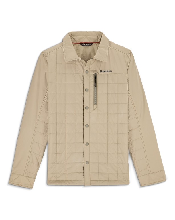 Фотография Куртка Simms Fall Run Hybrid Shacket, Stone, L