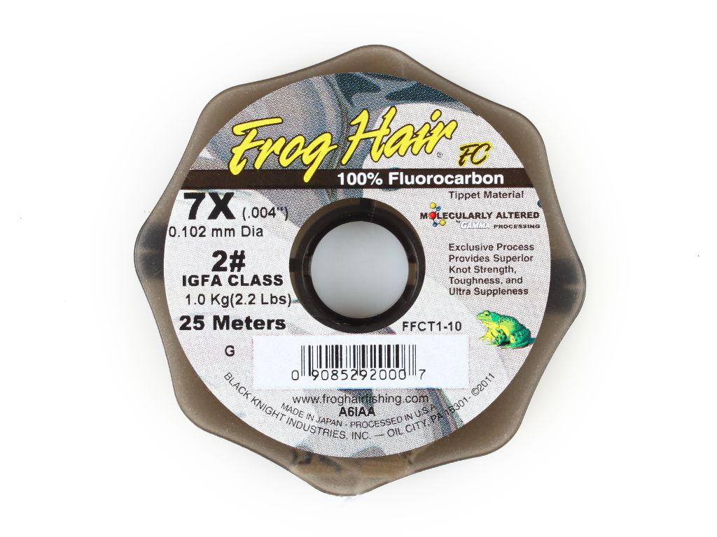 Фотография Леска Frog Hair Fluorocarbon Tippet Material 0.102 mm 25m 1kg