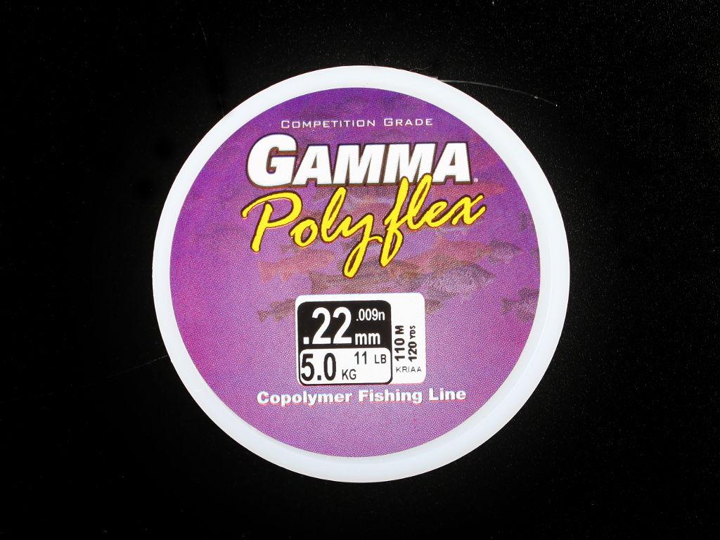Фотография Леска Gamma Polyflex Copolymer Fishing Line 0.22 mm 110m