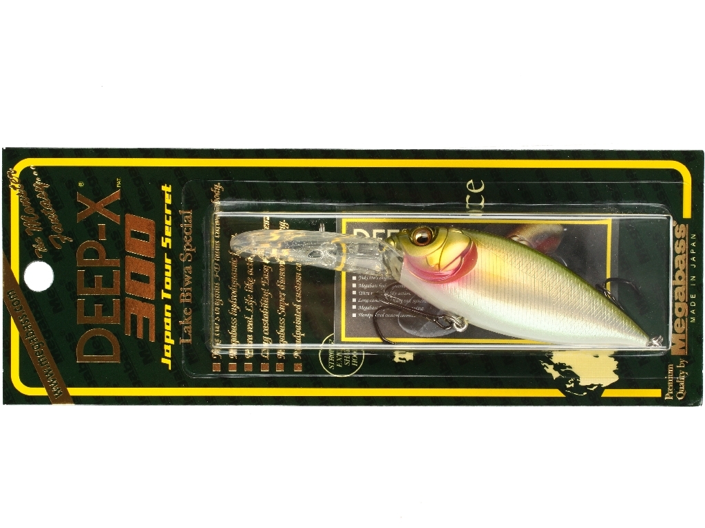 Фотография Воблер Megabass Deep-X 300 (7.5см, 21гр, 4.6м) pm kisyu ayu
