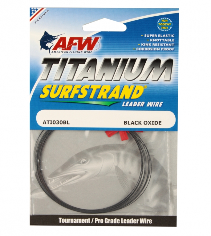 Фотография Материал AFW Titanium Surfstrand 1X7 ATI050BL-10FT(23kg, D0.53mm)