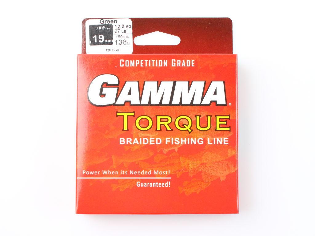 Шнур Gamma TORQUE 0.19mm 12.2kg 138m Green - РыбачОК - Рыболовный  интернет-магазин
