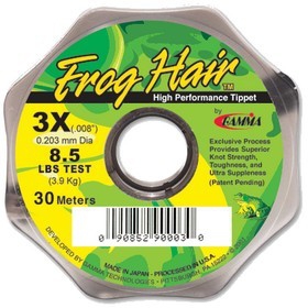 Фотография Леска Frog Hair High Perfomance Tippet 0.534 mm 75m 15.91kg