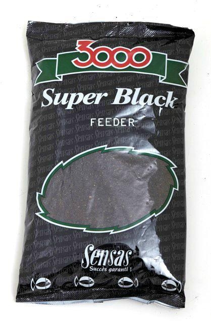 Фотография Прикормка Sensas 3000 Super Black Feeder 1 kg 11622
