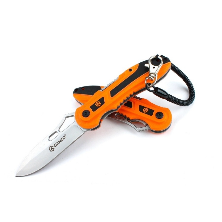 Фотография Нож туристический Ganzo G621 оранжевый