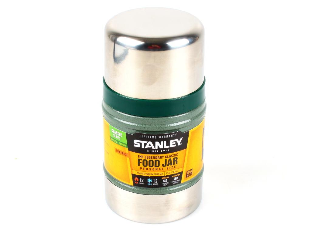 Фотография Термос Stanley Classic Vacuum Food 0.5 L (тёмно-зелёный)