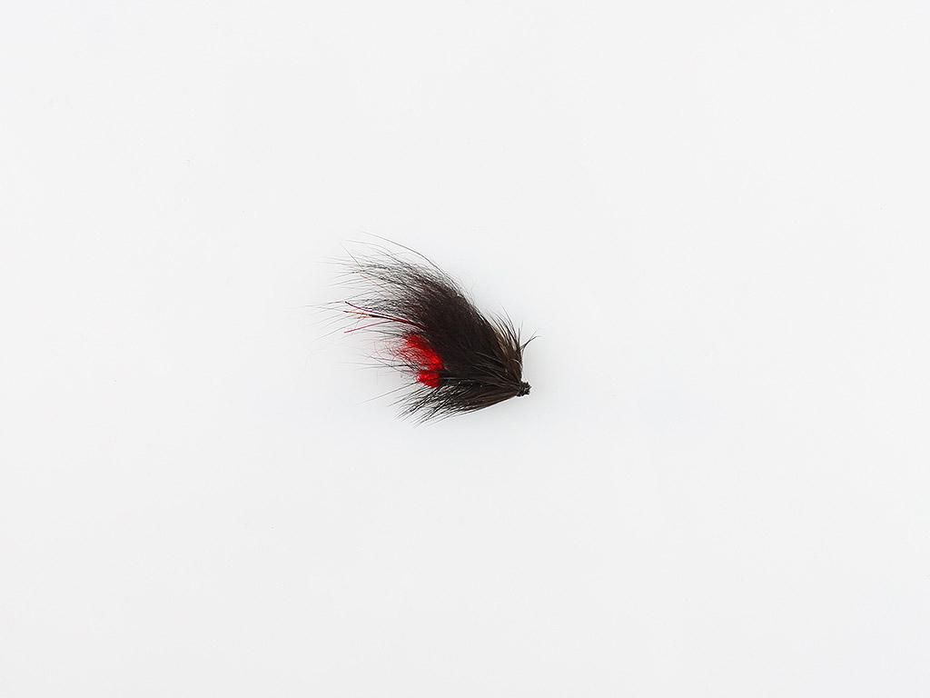 Фотография Муха лососёвая на пласт. трубке Black Bear Red Butt #1.0