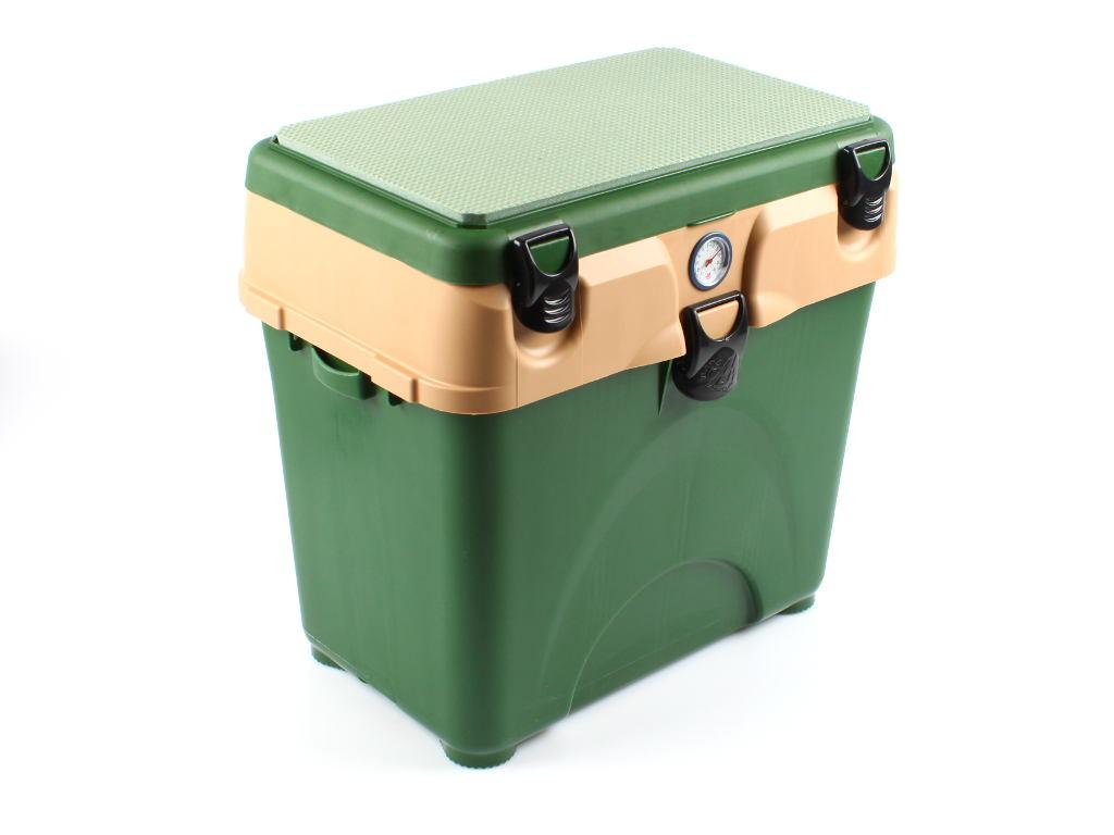 Фотография Ящик рыболовный A-Box (зелено-бежевый)
