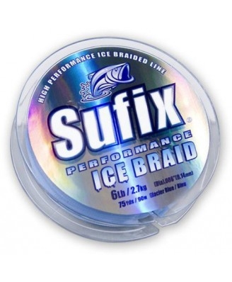 Фотография Шнур зимний Sufix Ice Braid 50m 0.14mm 6.8кг grey