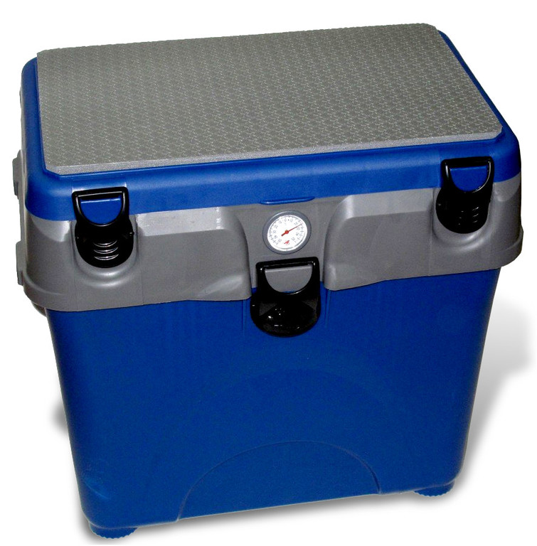 Фотография Ящик рыболовный A-Box (сине-серый)