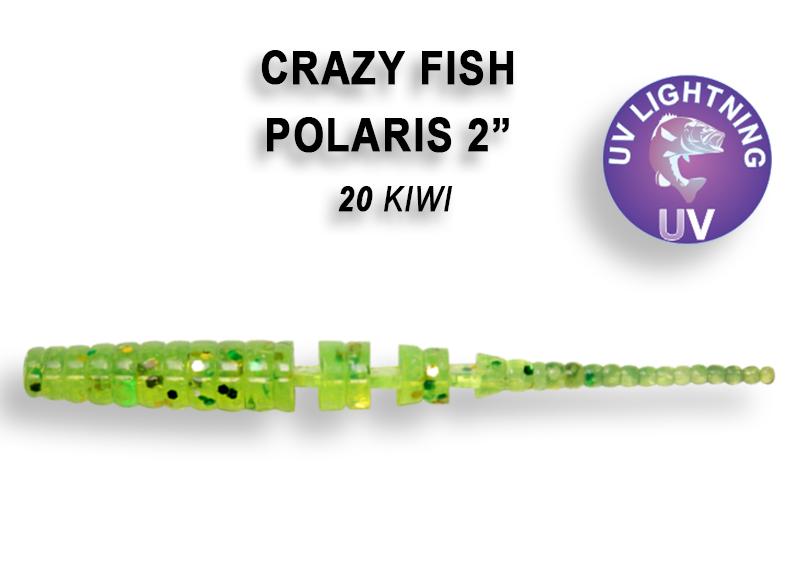 Фотография Мягкая приманка Crazy Fish Polaris 2 54мм #20