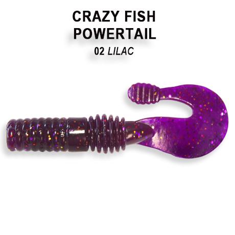 Фотография Мягкая приманка Crazy Fish Powertail 70мм #2-4