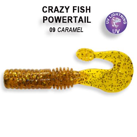 Фотография Мягкая приманка Crazy Fish Powertail 70мм #9