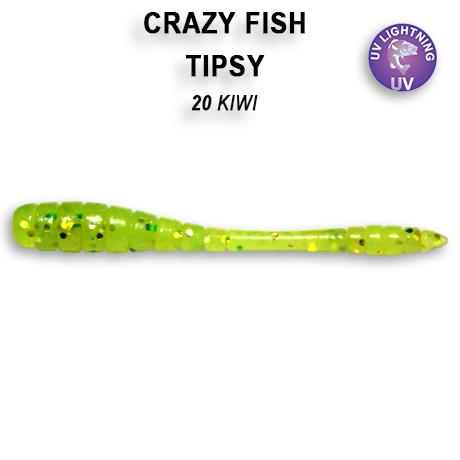 Фотография Мягкая приманка Crazy Fish Tipsy 50мм #20