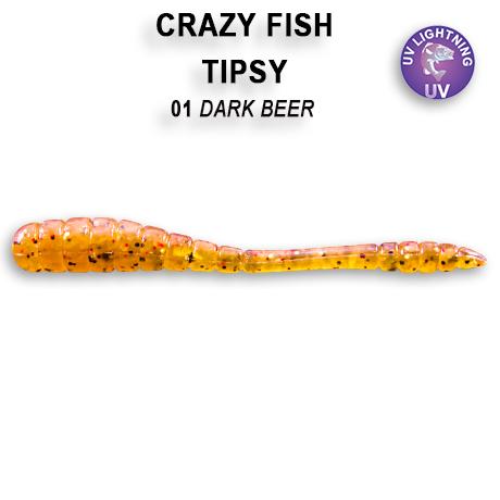 Фотография Мягкая приманка Crazy Fish Tipsy 50мм #32