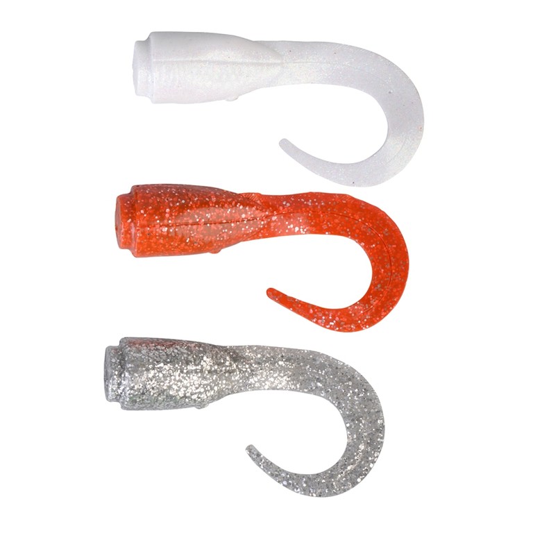 Фотография Приманки Savage Gear 3D LB Hard Eel Short Tails 17 3pcs Orange/Silver/
