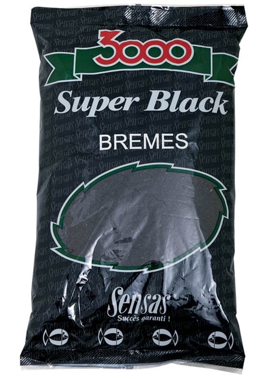 Фотография Прикормка Sensas 3000 Super Black Black 1 kg 11572