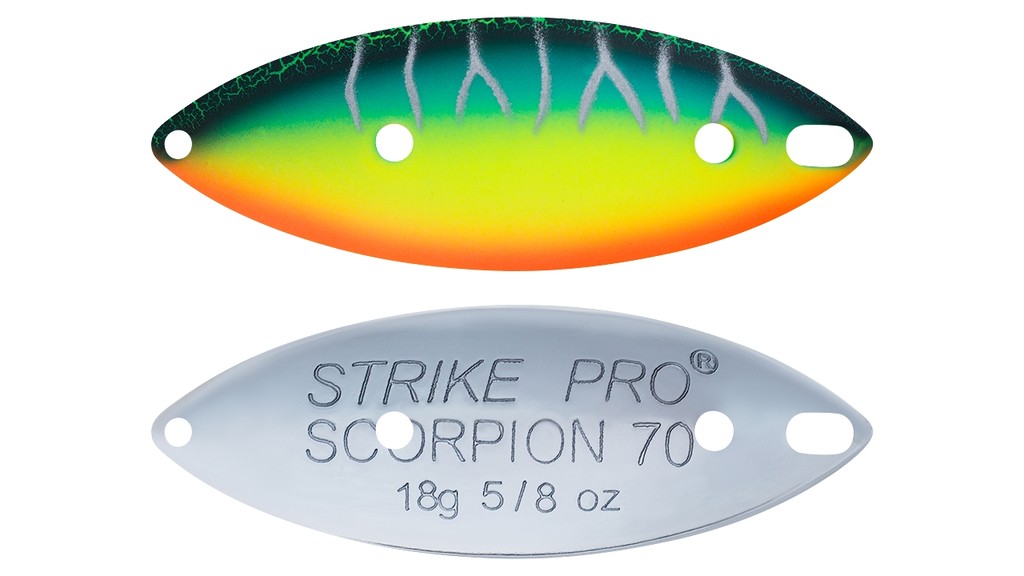 Фотография Блёсна Strike Pro Scorpion Double 70M ST-08BD#A223S-RP-CP 7,0см 18,0гр