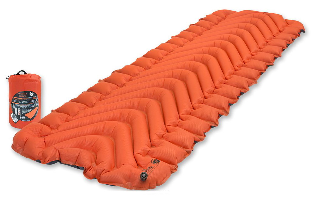 Фотография Надувной коврик KLYMIT Insulated Static V оранжевый