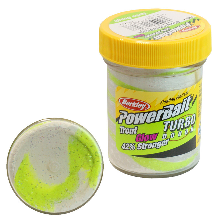 Фотография Паста Berkley PowerBait Select Glitter Turbo Glow Chart./white glow