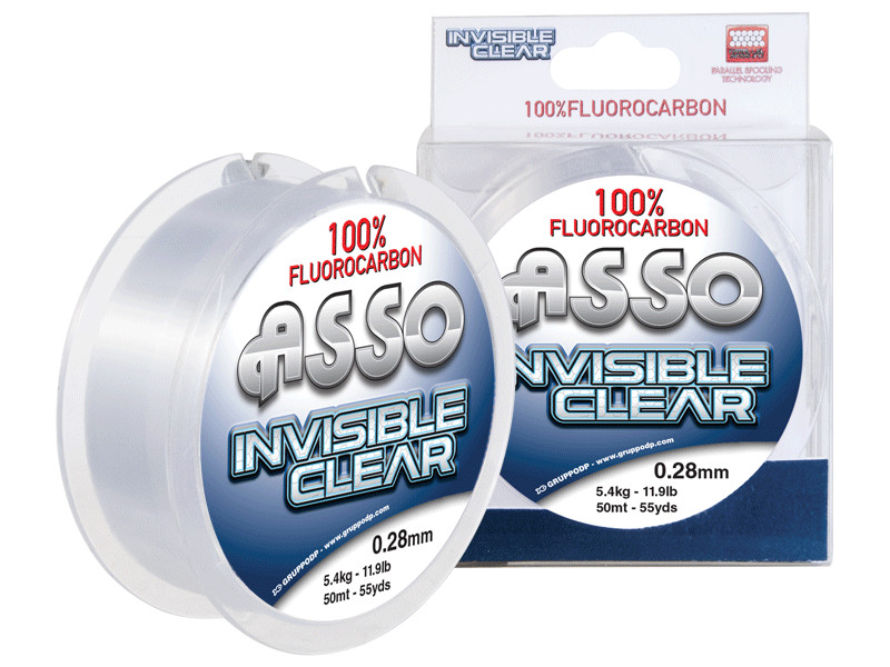 Фотография Леска ASSO Invisible Clear 100% FC 0.35mm 50m