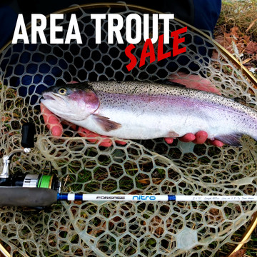 <b>Распродажа</b> снаряжения для форелевой ловли! AREA TROUT SALE!